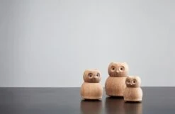 Andersen Eule Holzfigur Eiche, Mittelgroß -Heimdekoration Rabatt andersen owl small h75x57 cm 3