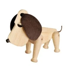 Oscar Holzhund, Buchenholz 9 Oscar Holzhund, Buchenholz -Heimdekoration Rabatt architectmade bobby hund walnuss 1