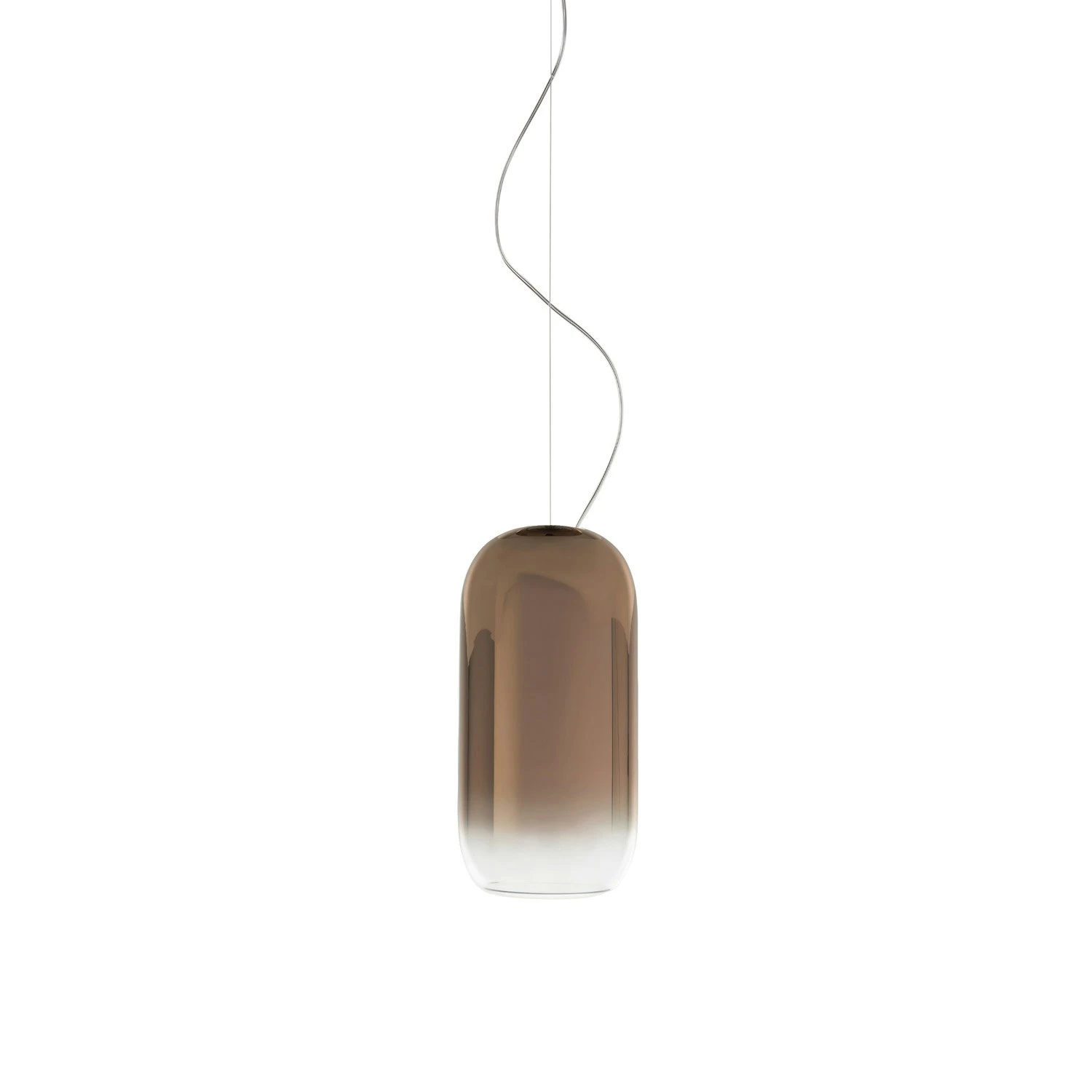 Artemide Gople Mini Deckenlampe, Bronzefarben 3 Artemide Gople Mini Deckenlampe, Bronzefarben