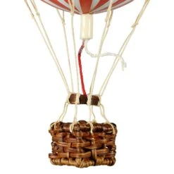 Floating The Skies Heißluftballon 13x8.5 Cm, Rot / Weiß -Heimdekoration Rabatt authentic models floating the skies luftballon 13x85 cm 60