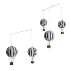 Flying The Skies Mobile, Schwarz / Weiß