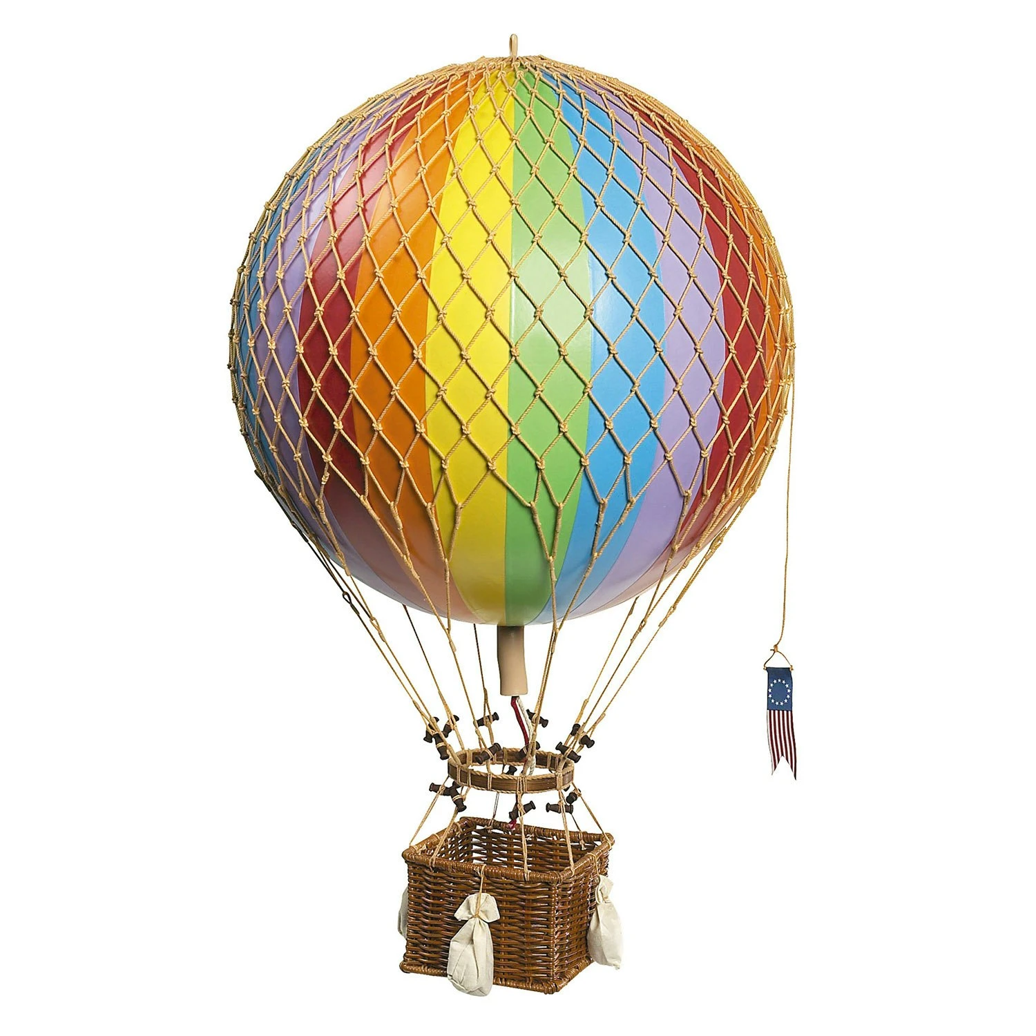 Royal Aero Heißluftballon 32x56 Cm, Rainbow 3 Royal Aero Heißluftballon 32x56 Cm, Rainbow
