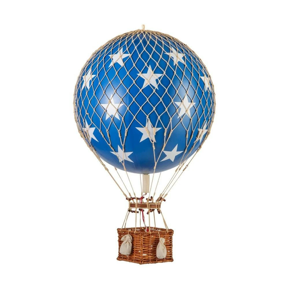 Royal Aero Luftballon 32x56 Cm, Blue Stars 3 Royal Aero Luftballon 32x56 Cm, Blue Stars