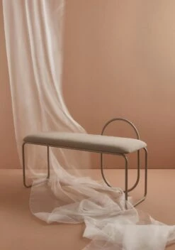 AYTM Angui Bank, Taupe -Heimdekoration Rabatt aytm angui bench anthracite boucle l110xw39xh68 10