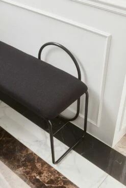 AYTM Angui Bank, Anthrazit -Heimdekoration Rabatt aytm angui bench anthracite boucle l110xw39xh68 4