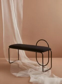 AYTM Angui Bank, Anthrazit -Heimdekoration Rabatt aytm angui bench anthracite boucle l110xw39xh68 5