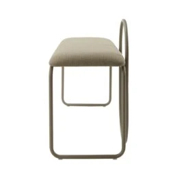 AYTM Angui Bank, Taupe -Heimdekoration Rabatt aytm angui bench anthracite boucle l110xw39xh68 8