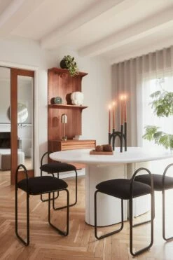 AYTM Angui Stuhl, Anthrazit -Heimdekoration Rabatt aytm angui chair anthracite boucle l37xw39xh68 14