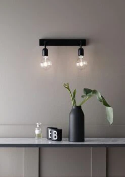 Belid Regal Wall Lamp 2, Matt Black -Heimdekoration Rabatt belid regal wall lamp matt black 8
