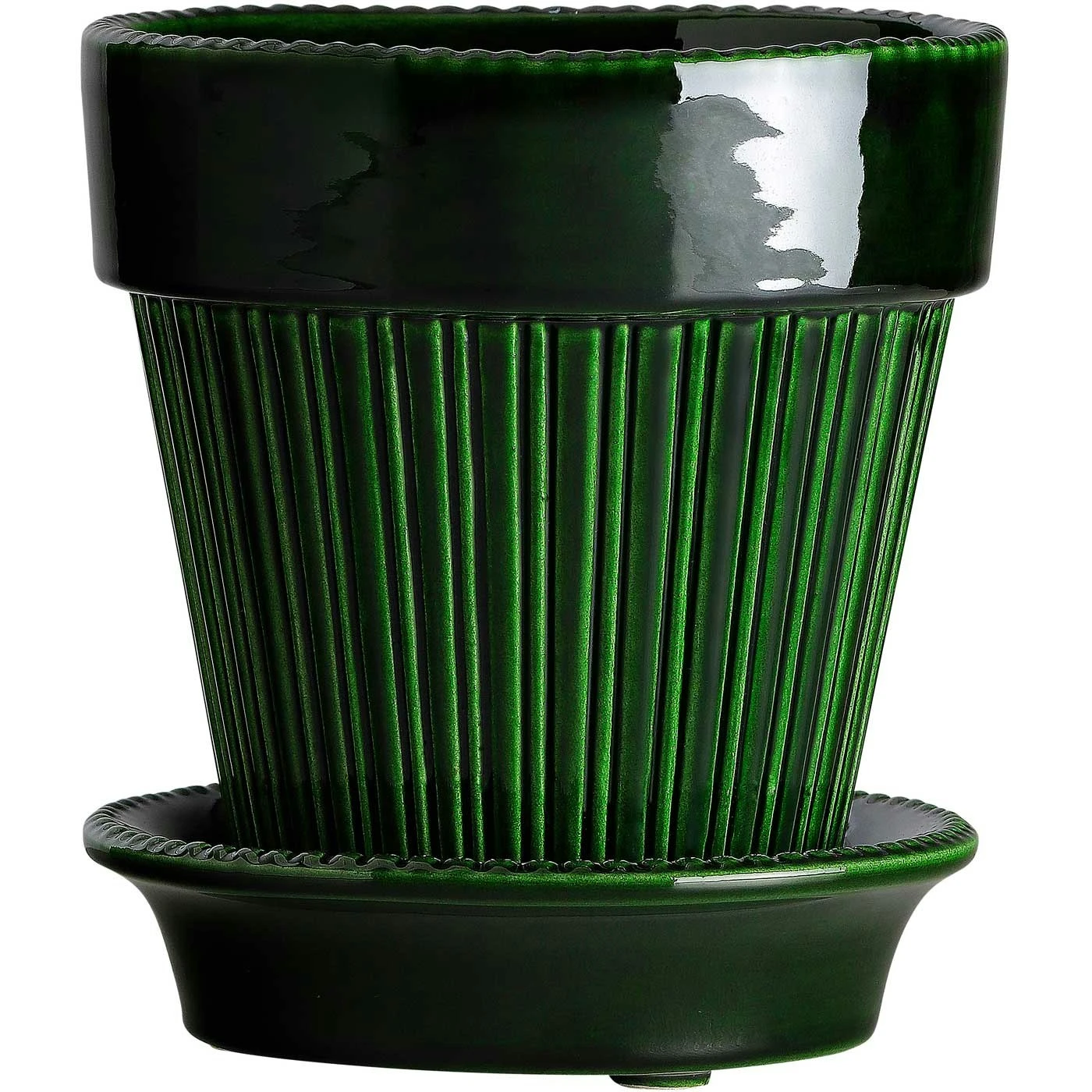 Bergs Potter Simona Pot Green, 14 Cm 3 Bergs Potter Simona Pot Green, 14 Cm