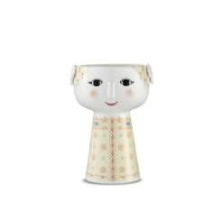 Bjørn Wiinblad Eva Vase Soft Yellow, Ø10 Cm