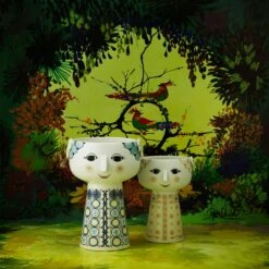 Bjørn Wiinblad Eva Vase Soft Yellow, Ø10 Cm 9 Bjørn Wiinblad Eva Vase Soft Yellow, Ø10 Cm -Heimdekoration Rabatt bjrn wiinblad eva vase soft yellow 10 cm 3