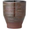 Bloomingville Calla Topf Steingut Braun, 13,5x15 Cm