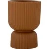 Bloomingville Chila Topf Steingut Ø15x20 Cm, Braun -Heimdekoration Rabatt bloomingville chila flowerpot brown stoneware 0