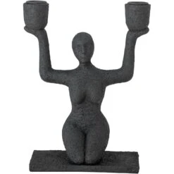 Bloomingville Lucie Kerzenhalter 23x18 Cm, Schwarz