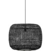 Bloomingville Marla Hängelampe 60x47 Cm, Rattan 1 Bloomingville Marla Hängelampe 60x47 Cm, Rattan -Heimdekoration Rabatt bloomingville marla pendant lamp black cane 0