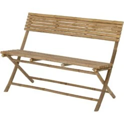 Bloomingville Sole Bank 120x54 Cm, Bambus -Heimdekoration Rabatt bloomingville sole bench nature bamboo 5