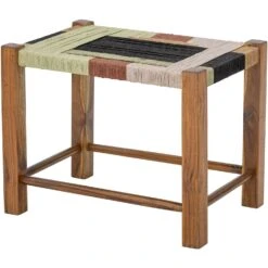 Bloomingville Verde Hocker Gewebt Jute 52x37 Cm, Multi -Heimdekoration Rabatt bloomingville verde stool brown jute 3