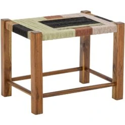 Bloomingville Verde Hocker Gewebt Jute 52x37 Cm, Multi -Heimdekoration Rabatt bloomingville verde stool brown jute 4