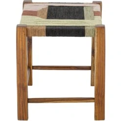 Bloomingville Verde Hocker Gewebt Jute 52x37 Cm, Multi -Heimdekoration Rabatt bloomingville verde stool brown jute 5