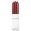 Broste Copenhagen Kerze 19,4 Cm 8-er Set, Burgundy