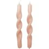 Broste Copenhagen Twist Kerze 23 Cm 2-er Set, Apricot Cream -Heimdekoration Rabatt broste copenhagen twisted candles twist pure wht 24x23 bt9 s 2 11