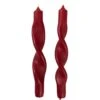 Broste Copenhagen Twist Kerze 23 Cm 2-er Set, Truely Red -Heimdekoration Rabatt broste copenhagen twisted candles twist pure wht 24x23 bt9 s 2 2