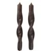Broste Copenhagen Twist Kerze 23 Cm 2-er Set, Dunkelbraun 1 Broste Copenhagen Twist Kerze 23 Cm 2-er Set, Dunkelbraun -Heimdekoration Rabatt broste copenhagen twisted candles twist pure wht 24x23 bt9 s 2 6
