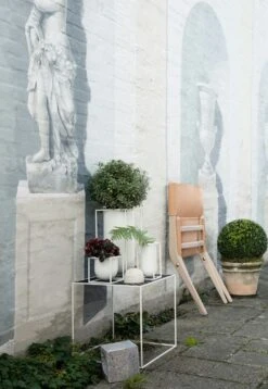 By Lassen Kubus Flowerpot 10, White -Heimdekoration Rabatt by lassen kubus flowerpot 10 cm 11