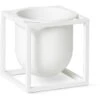 By Lassen Kubus Flowerpot 10, White -Heimdekoration Rabatt by lassen kubus flowerpot 10 cm 5
