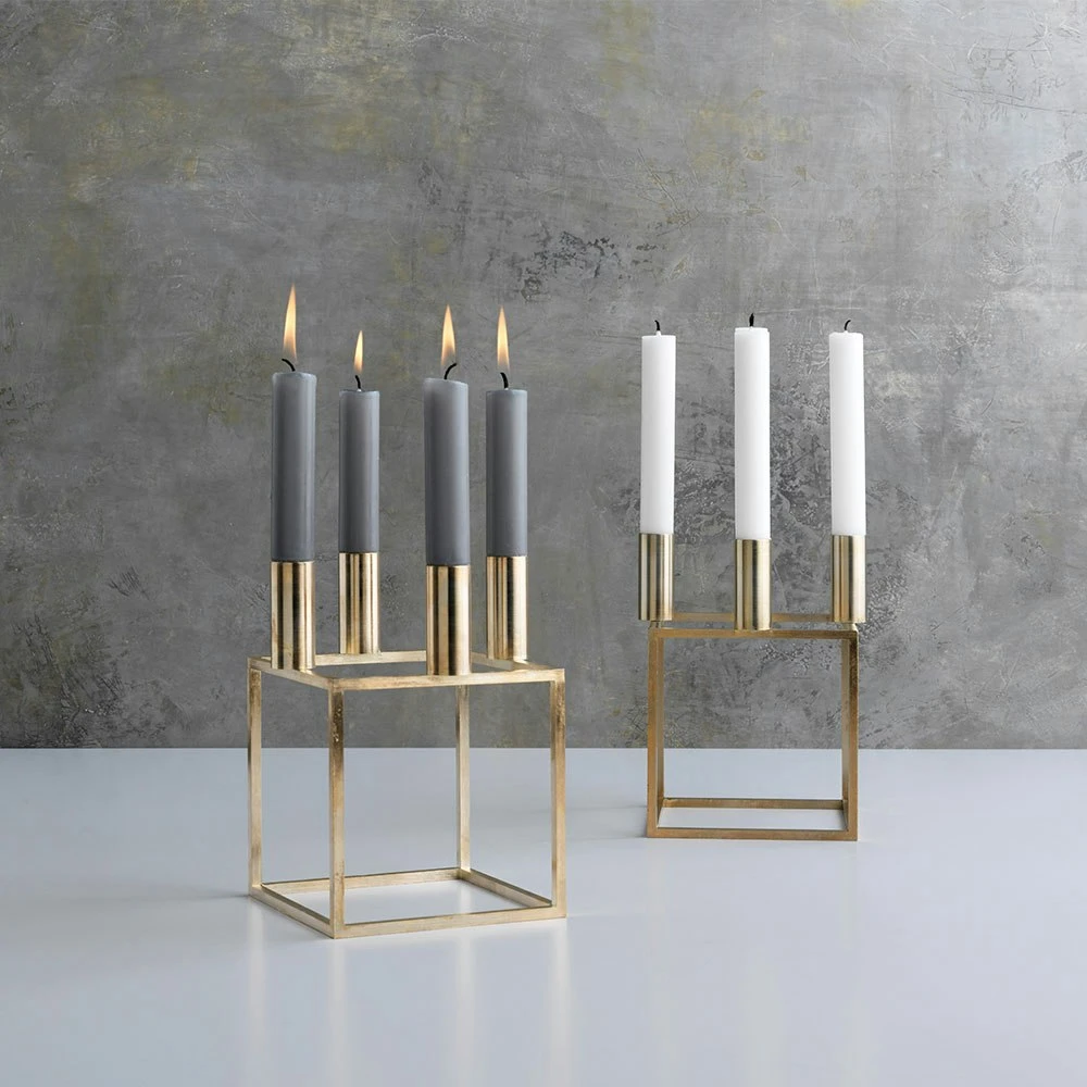 By Lassen Kubus Kerzen 16 Stck., Weiß 4 By Lassen Kubus Kerzen 16 Stck., Weiß – Bild 2