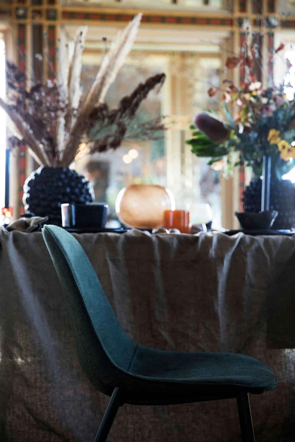 ByOn Cleo Dining Chair 46x81 Cm, Green 4 ByOn Cleo Dining Chair 46x81 Cm, Green – Bild 2