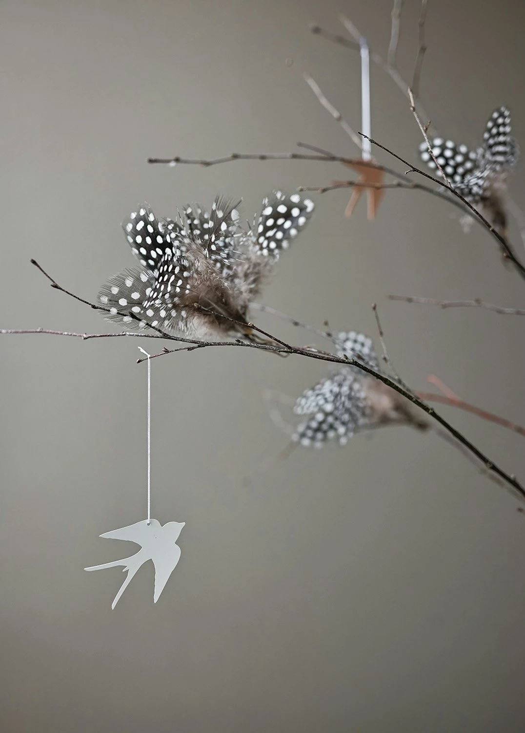 Easter Deco Bird, Cafe Au Lait 4-pack Osterdeko Edelstahl 4-er Set Weiß 4 Easter Deco Bird, Cafe Au Lait 4-pack Osterdeko Edelstahl 4-er Set Weiß – Bild 2