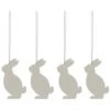 Hare Osterdeko Edelstahl 4-er Set, Sand -Heimdekoration Rabatt cooee design hare easter decoration stainless steel 4 pack 3