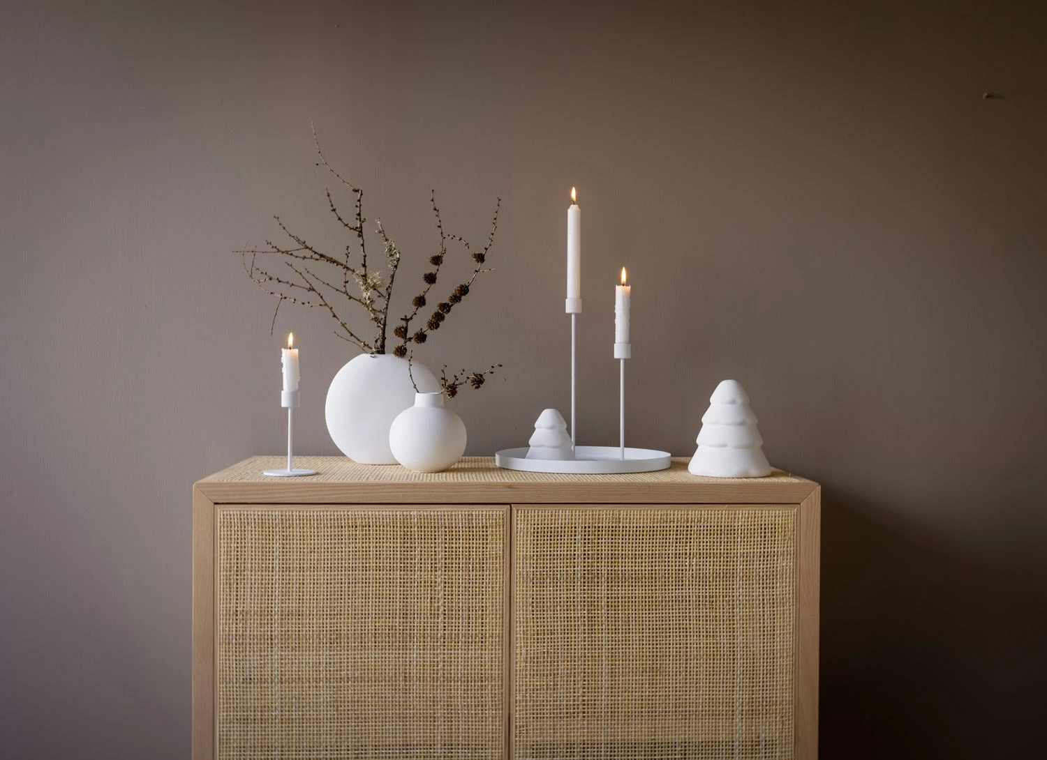 Kerzenhalter 13 Cm, Weiß 5 Kerzenhalter 13 Cm, Weiß – Bild 3