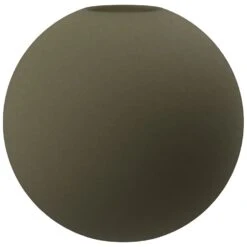Ball Vase 10 Cm, Olive