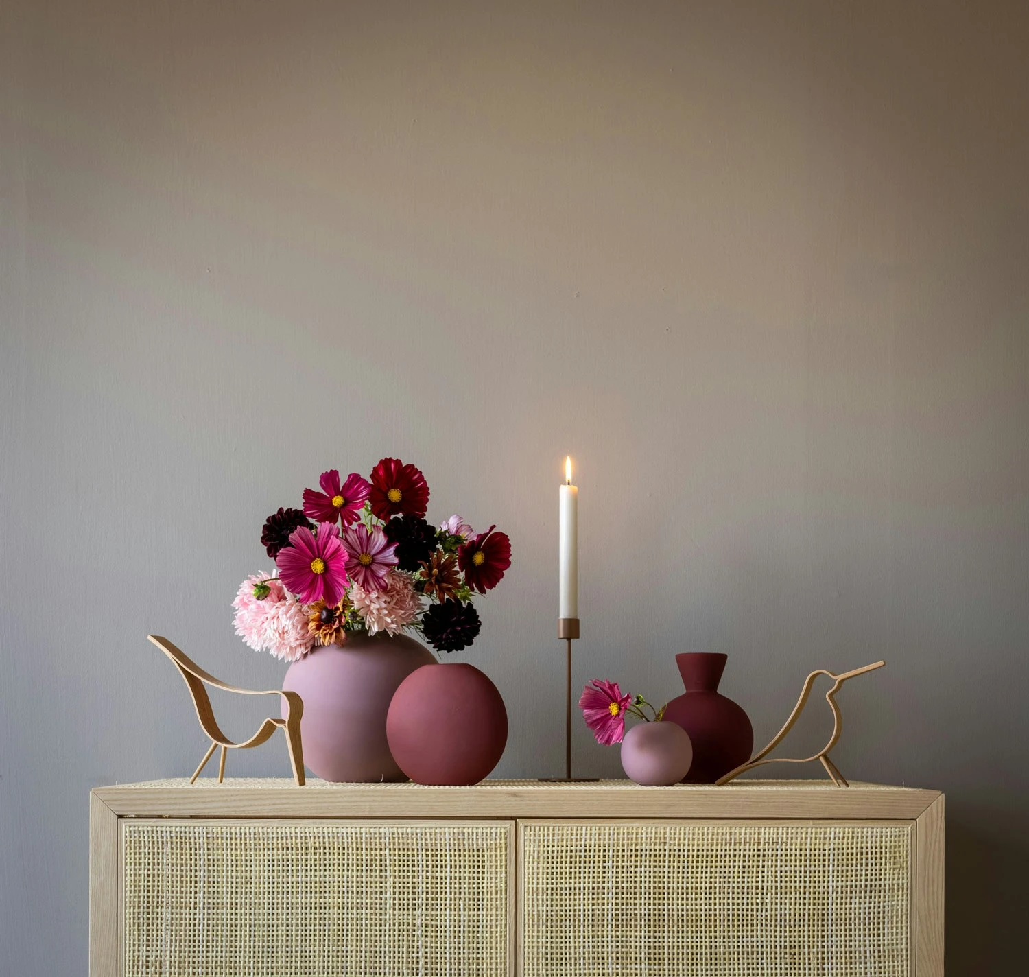 Pastille Vase Ø15 Cm, Berry 4 Pastille Vase Ø15 Cm, Berry – Bild 2