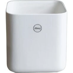 DBKD Cube Topf Klein H15 Cm, Weiß
