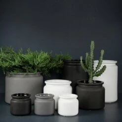 DBKD Pure Topf Mini, Weiß -Heimdekoration Rabatt dbkd pure blumentopf mini weiss 2