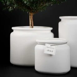 DBKD Pure Topf Small, Weiß -Heimdekoration Rabatt dbkd pure topf small mole 2