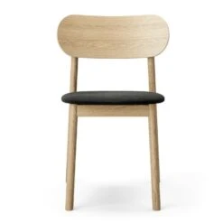 Elephant Stuhl, Eiche/Schwarzer Samt