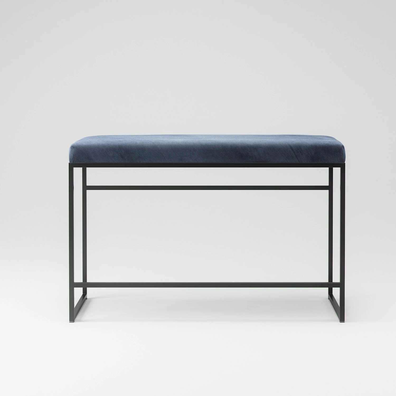 Bank Schwarz / Samt Imperial Blue 5 Bank Schwarz / Samt Imperial Blue – Bild 3