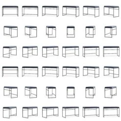 Bank Schwarz / Samt Imperial Blue 9 Bank Schwarz / Samt Imperial Blue -Heimdekoration Rabatt department bank schwarz 12