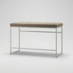 Bank, Weiß / Taupe Samt -Heimdekoration Rabatt department bank wei 103