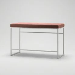 Bank, Weiß / Rost Samt -Heimdekoration Rabatt department bank wei 108