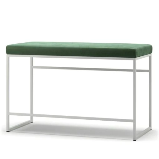 Bank, Weiß / Grün Samt -Heimdekoration Rabatt department bank wei 111