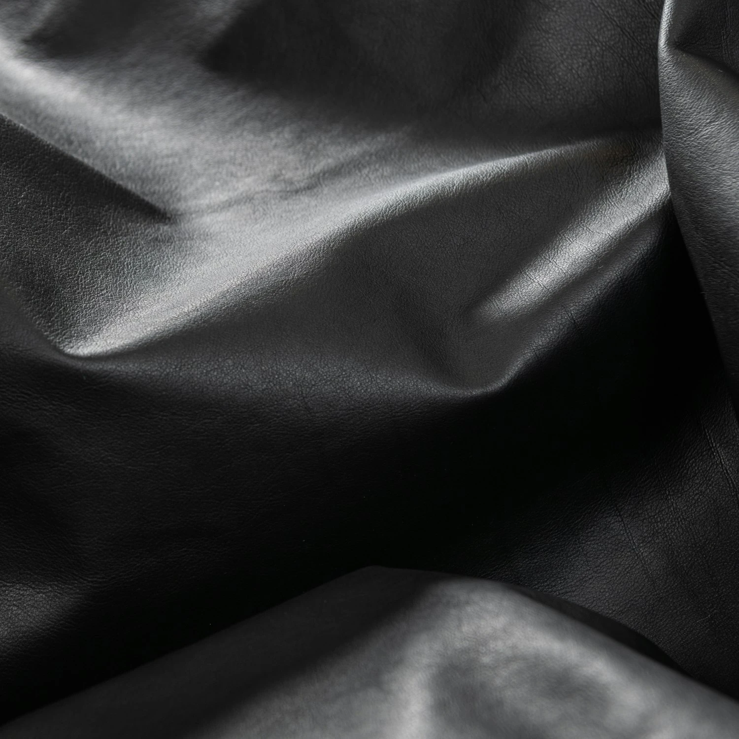 Bank, Schwarz / Schwarz Leder 6 Bank, Schwarz / Schwarz Leder – Bild 4