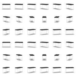 Bank, Weiß / Schwarz Samt -Heimdekoration Rabatt department bank wei 63