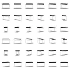 Bank, Weiß / Schwarz Leder -Heimdekoration Rabatt department bank wei 69