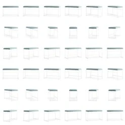 Bank Weiß / Samt Petrol -Heimdekoration Rabatt department bank wei 7